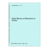 Early History Of Education In Ceylon - Asien Und Nahost