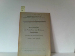 Grundsätzliches Zum Neuaufbau Einer Deutschen Staatsgewalt - Diritto