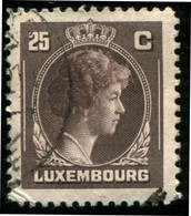 Pays : 286,04 (Luxembourg)  Yvert Et Tellier N° :   337 (o) - 1944 Charlotte De Perfíl Derecho