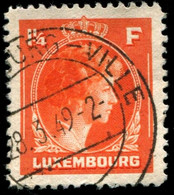 Pays : 286,04 (Luxembourg)  Yvert Et Tellier N° :   346 (o) - 1944 Charlotte Rechterzijde