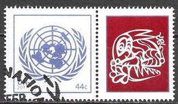 United Nations UNO UN Vereinte Nationen New York 2011 Chinese Lunar Calendar Year Of The Rabbit Mi.No.1244 Used - Gebruikt