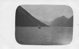 Postcard Photo Norway Naeroydjord Song Og Fjordane - Album 1912 Bakka - Boot - Norvegia