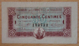 TOULOUSE ( 31 - Haute Garonne ) 50 Centimes Chambre De Commerce 20 Juin 1917 Série 2 - Chambre De Commerce