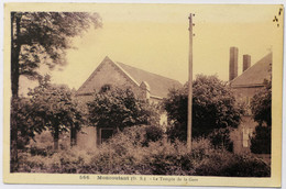 C. P. A. : 79 : MONCOUTANT : Le Temple De La Gare, Timbre En 1937 - Moncoutant