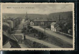 Melreux: Panorama Du Village , Pris De La Gare - Obl. MELREUX - HOTTON - B B - Du 24/07/51 - Hotton