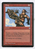 MAGIC The GATHERING  "Fling"---STRONGHOLD (MTG--133-3) - Other & Unclassified