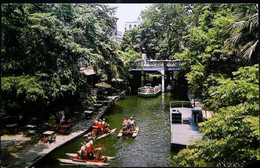 ► SAN ANTONIO  Restaurant & Boat River - 1960s - San Antonio