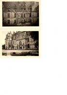 2 Photographies 13 X 9 Château D'Ecouen Datée De Juin 1958 - Places