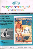 REVUE CARTE POSTALE ET COLLECTION 1988 - ARTICLE SUR LES JEUX OLYMPIQUES DE 1924 - - Boeken