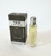 Miniatures De Parfum  TED LAPIDUS  Pour HOMME  De TED LAPIDUS   EDT  5 ML - Miniatures Hommes (avec Boite)