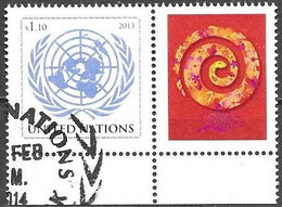 United Nations UNO UN Vereinte Nationen New York 2013 Chinese Lunar Calendar Year Of The Snake Mi.No. 1321 Used - Used Stamps