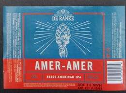 Bier Etiket, étiquette De Bière, Beer Label, Amer - Amer Brewery De Ranke (4d4) - Bier