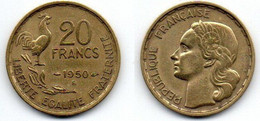 20 Francs 1950 B 4fauc TB+ - Other & Unclassified