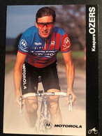 Kaspars Ozers - Motorola - 1996 - Carte / Card - Cyclists - Cyclisme - Ciclismo -wielrennen - Cyclisme
