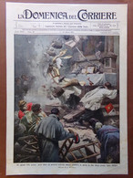 Copertina Domenica Corriere Nr. 10 Del 1915 WW1 Prete Ferito Dai Tedeschi Ypres - Guerre 1914-18