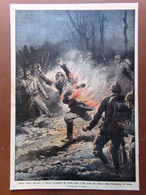 Retrocopertina Domenica Corriere Nr. 10 Del 1915 WW1 Soldato Tedesco In Lorena - Oorlog 1914-18