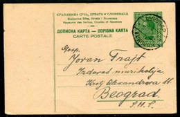YUGOSLAVIA 1927 King Alexander 0.50 D.postcard Used Vukovar .  Michel P62 - Postwaardestukken