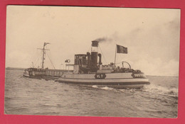 Rupelmonde (Chantier Naval ) - Stoomboot " Oostende "op De Schelde ( Verso Zien ) - Kruibeke