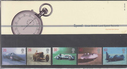 1998 Great Britain Speed Car Automobiles Presentation Pack Complete MNH @ Below Face Value - Cars