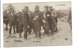 CPA MILITARIA LA GUERRE Nos Chefs Sur Le Front - Guerre 1914-18