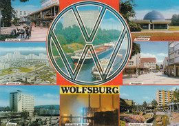 Wolfsburg Germany, Multi-views Of City, Volkswagen Factory Industry, C1970s Vintage Postcard - Wolfsburg