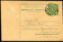 YUGOSLAVIA 1924 King Alexander 0.50 D.postcard Used Zagreb..  Michel P59 IIb - Entiers Postaux