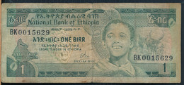 °°° ETHIOPIA 1 BIRR °°° - Etiopía