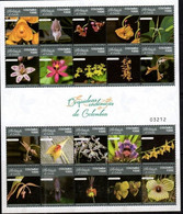 Colombia 2018, Orchids, MNH Sheetlet - Colombia