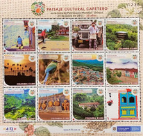 Colombia 2021, UNESCO World Heritage - Coffee Landscape, MNH Sheetlet - Colombia