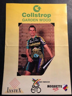 Collstrop - 1996 - Folder / Leaflet A4 - Cyclists - Cyclisme - Ciclismo -wielrennen - Cyclisme