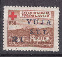 Italy Yugoslavia Trieste Zone B, Red Cross 1948 Mi#1, Sassone#4 Mint Hinged - Mint/hinged