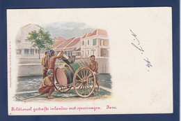 CPA Indonésie Circulé Dutch East Indies Inde Java Métier Type - Indonesia