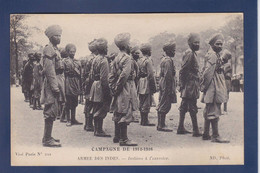 CPA Inde Militaria WWI Guerre War Troupes Indiennes Hindous Non Circulé - Indien