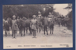 CPA Inde Militaria WWI Guerre War Troupes Indiennes Hindous écrite - India