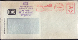 Germany Hof Saale 1980 / Wir Fahren Immer DB Deutsche Bundesbahn, Die Bahn, Train, Railway, Tourism / Machine Stamp, EMA - Marcofilie - EMA (Printmachine)