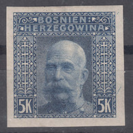 Austria Occupation Of Bosnia 1906 Mi#44 U, Imperforated MNG - Unused Stamps