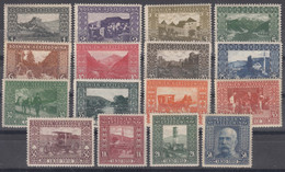 Austria Occupation Of Bosnia 1910 Jubilee Mi#45-60 Mint Lightly Hinged Or Never Hinged - Unused Stamps
