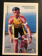 Lucien De Louw - Foreldorado Golff - 1997 - Carte / Card - Cyclists - Cyclisme - Ciclismo -wielrennen - Cyclisme