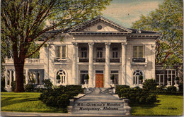 Alabama Montgomery Governor's Mansion 1952 Curteich - Montgomery