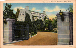 Oklahoma Oklahoma City Governor's Mansion Curteich - Oklahoma City