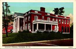 West Virginia Charleston Governor's Mansion Curteich - Charleston