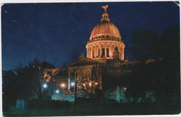 Mississippi Jackson State Capitol Building At Night - Jackson