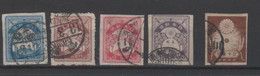 Japan 1923 Notausgabe (sog. Erdbebenmarken) Michel Nr. 162-164,166,168 - Oblitérés
