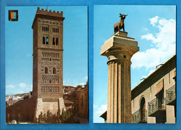 ESPAGNE . ESPAÑA . TERUEL . " EL TORICO " & " TORRE DE SAN MARTÍN " . 2 CPM - Réf. N°32693 - - Teruel