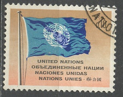 NU Genève - Vereinte Nationen 1969-70 Y&T N°2 - Michel N°2 (o) - 10c Drapeau De L'ONU - Gebraucht