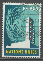 NU Genève - Vereinte Nationen 1969-70 Y&T N°9 - Michel N°12 (o) - 80c Siège De L'ONU - Oblitérés