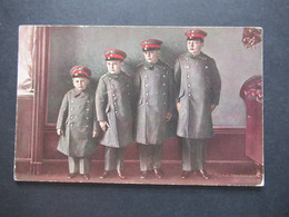 DR AK Die Söhne Des Kronprinzenpaares In Uniform Hofphotograph Niederastenroth (Selle & Kuntze) - Familles Royales