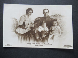 Foto AK Herzog Ernst August Herzog Von Braunschweig Nebst Familie Hofphotograph Ernst Sandau Berlin - Royal Families