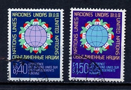 NU Genève - Vereinte Nationen 1976 Y&T N°58 à 59 - Michel N°58 à 59 (o) - Conférence Sur L'habitat - Used Stamps