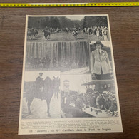 1928 PATI Jachtritt Du 6me D'artillerie Dans La Forêt De Soignes Petite Espinette Hippodrome De Stockel - Ohne Zuordnung